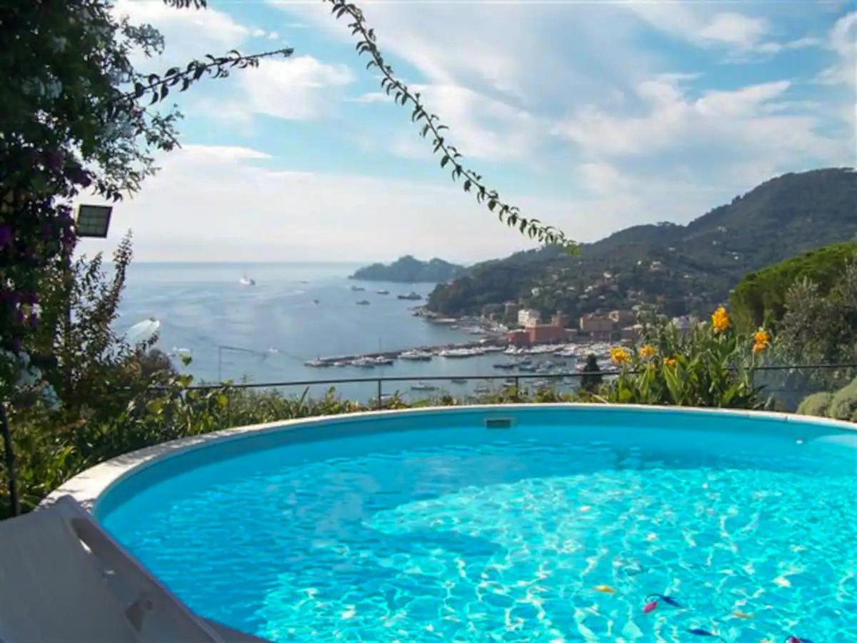 Villa L'Uliveto Di Santa Con Piscina Santa Margherita Ligure Exterior foto